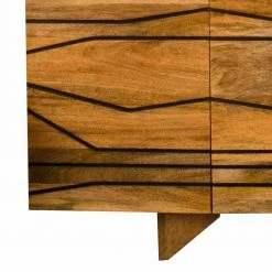 Türen-Sideboard Mit Toller Rillendesign Front Kentura Aus Mango Massivholz -Landuva Shop tueren sideboard mit toller rillendesign front aus mango massivholz kentura 02