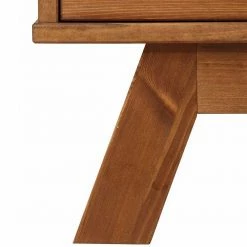 Vitrine Highboard Aus Kiefer In Walnussfarben - Omezko -Landuva Shop vitrine highboard aus kiefer in walnussfarben 140 cm breit omezko 05