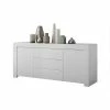 Weiß Lackiertes Sideboard Mit 184 Cm Breite - Mikes I -Landuva Shop weiss lackiertes sideboard mit 184 cm breite 2 tuerig 3 schubladen mikes i f
