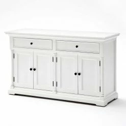 Weißes Landhaus Sideboard Mit 145 Cm Breite - Riadura