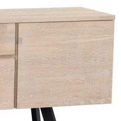 White Wash Sideboard Aus Eiche Massiv Pulva Mit Stahl Schwarz -Landuva Shop white wash sideboard aus eiche massiv mit stahl schwarz pulva 03