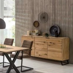 Wildeiche Design Sideboard In Bianco - Vardriva 6 Wildeiche Design Sideboard In Bianco - Vardriva -Landuva Shop wildeiche design sideboard in bianco geoelt mit metallgestell vardriva 04