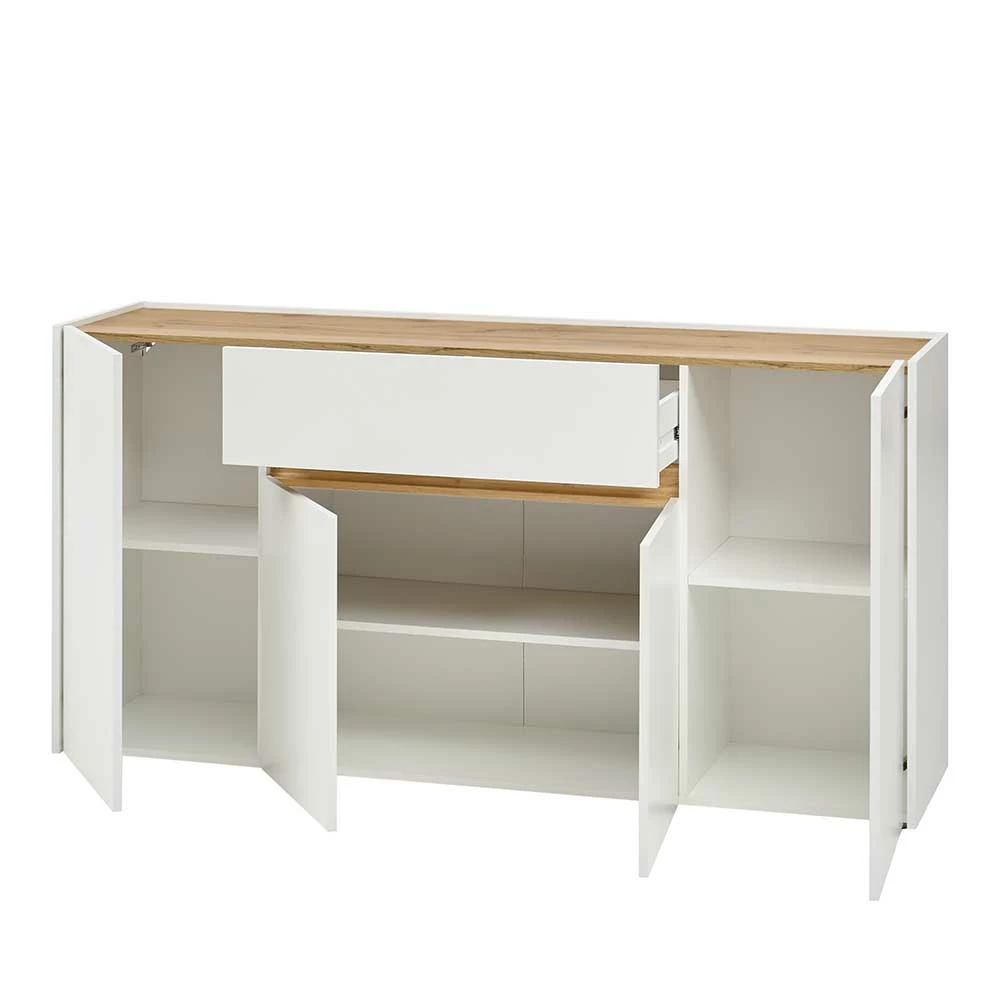 Wohnraum Sideboard 170 cm breit - Nonessia Wohnraum Sideboard 170 Cm Breit - Nonessia -Landuva Shop wohnraum sideboard 170 cm breit in weiss wildeiche dekor nonessia 04