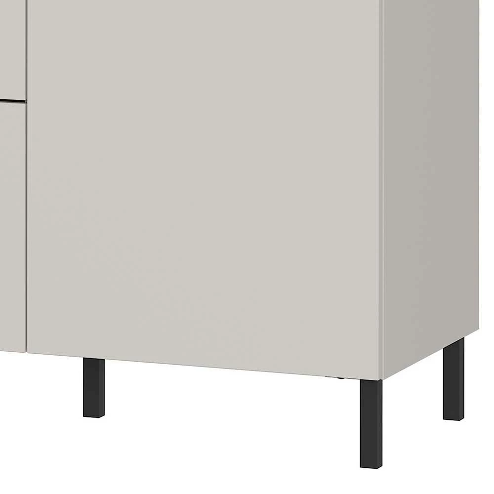 Wohnzimmer Kommode in Hellgrau & Nussbaum - Anlogian Wohnzimmer Kommode In Hellgrau & Nussbaum - Anlogian -Landuva Shop wohnzimmer kommode in hellgrau nussbaum 192x98x40 cm anlogian 05