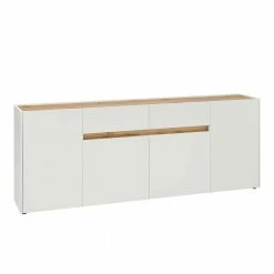 Wohnzimmer Sideboard 220 Cm Breit - Nonessia -Landuva Shop wohnzimmer sideboard 220 cm breit in weiss wildeiche nonessia 02
