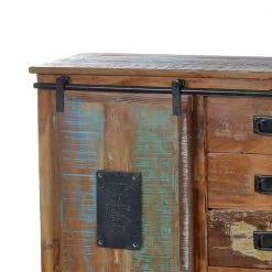 Wohnzimmer Sideboard Vayamos In Braun Bunt -Landuva Shop wohnzimmer sideboard braun bunt shabby chic vayamos 02