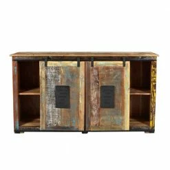 Wohnzimmer Sideboard Vayamos In Braun Bunt -Landuva Shop wohnzimmer sideboard braun bunt shabby chic vayamos 05