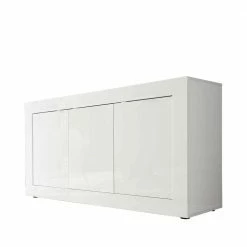 Wohnzimmer Sideboard Sogno In Hochglanz Weiß