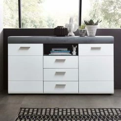 Wohnzimmer Sideboard Loesia In Weiß
