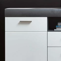 Wohnzimmer Sideboard Loesia In Weiß 5 Wohnzimmer Sideboard Loesia In Weiß -Landuva Shop wohnzimmer sideboard in weiss und grau loesia 04