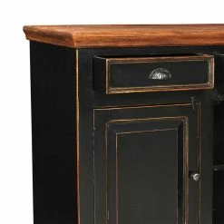 Wohnzimmer Sideboard Sentiments In Schwarz -Landuva Shop wohnzimmer sideboard schwarz shabby chic sentiments 04