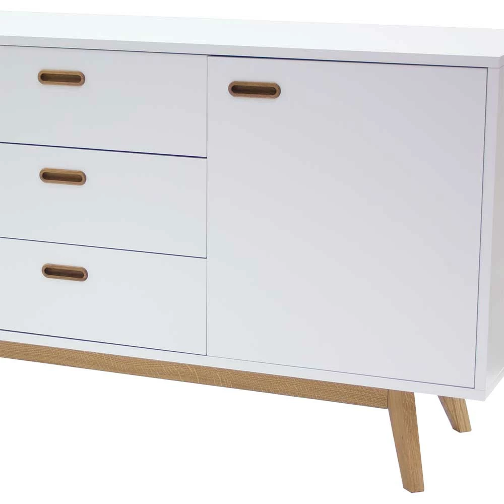 Wohnzimmer Sideboard Udessa in Weiß Eiche Wohnzimmer Sideboard Udessa In Weiß Eiche -Landuva Shop wohnzimmer sideboard weiss eiche 200 cm udessa 02