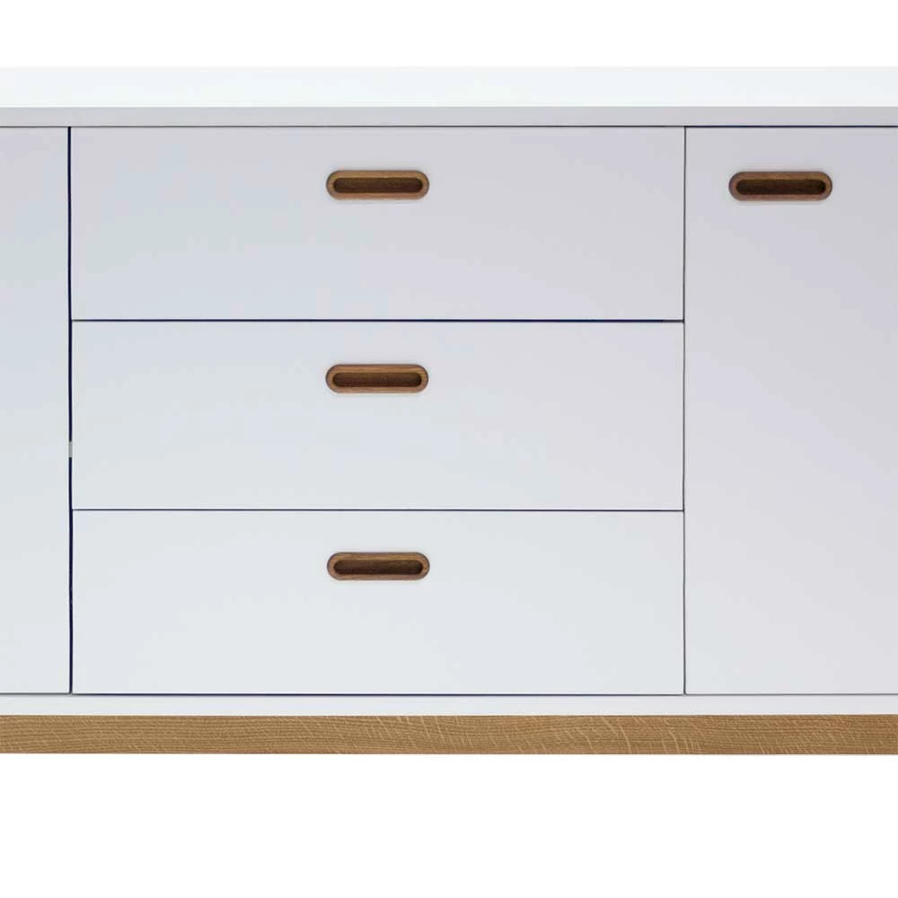 Wohnzimmer Sideboard Udessa in Weiß Eiche Wohnzimmer Sideboard Udessa In Weiß Eiche -Landuva Shop wohnzimmer sideboard weiss eiche 200 cm udessa 03