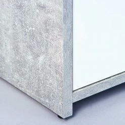 Wohnzimmer Sideboard Poesenna In Weiß 6 Wohnzimmer Sideboard Poesenna In Weiß -Landuva Shop wohnzimmer sideboard weiss grau beton optik poesenna 04