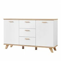 Wohnzimmer Sideboard Farina In Weiß