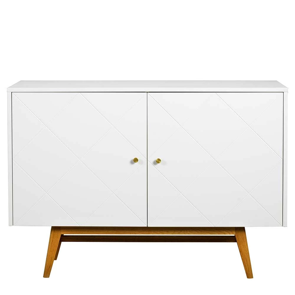 Zweifarbige Kommode mit Doppeltür - Invesia Zweifarbige Kommode Mit Doppeltür - Invesia -Landuva Shop zweifarbige kommode mit doppeltuer in weiss eiche natur invesia 02