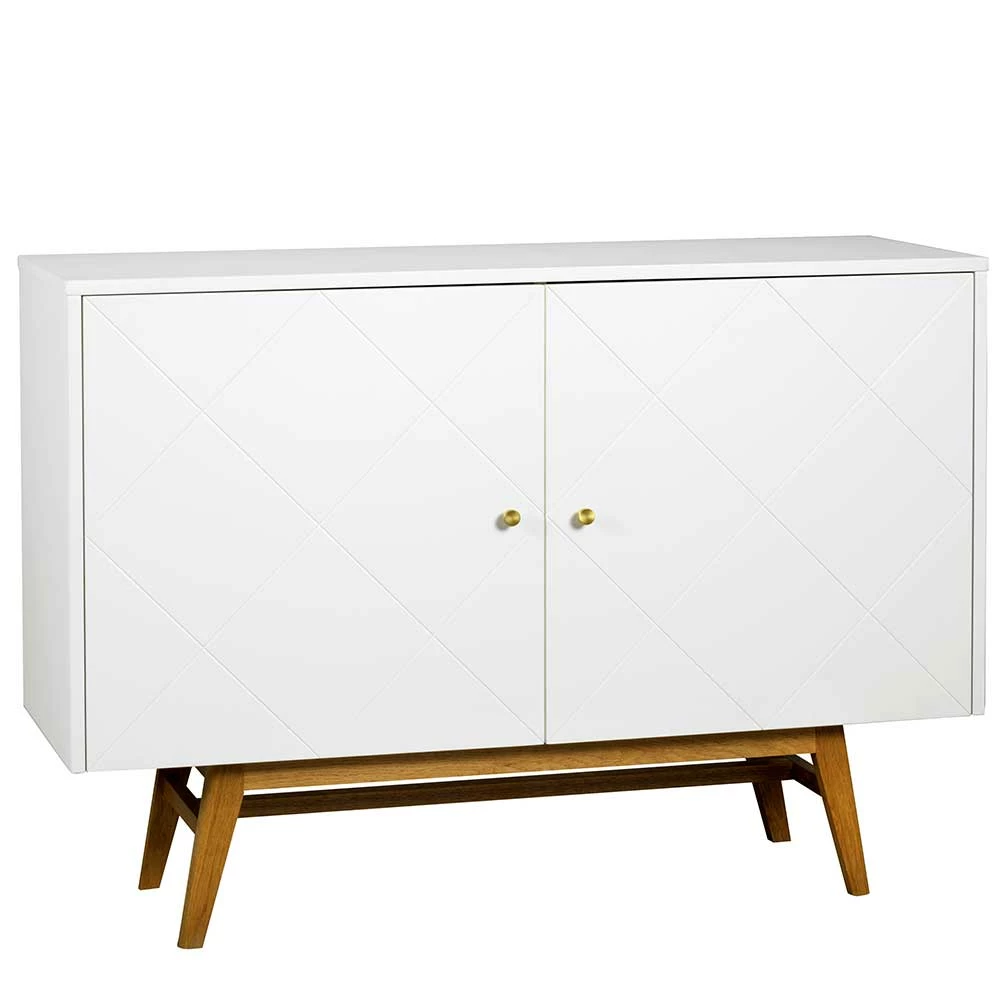 Zweifarbige Kommode mit Doppeltür - Invesia Zweifarbige Kommode Mit Doppeltür - Invesia -Landuva Shop zweifarbige kommode mit doppeltuer in weiss eiche natur invesia f