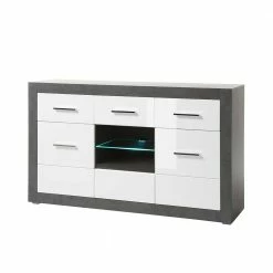 Zweifarbiges Design-Sideboard 97cm Hoch - Istensa